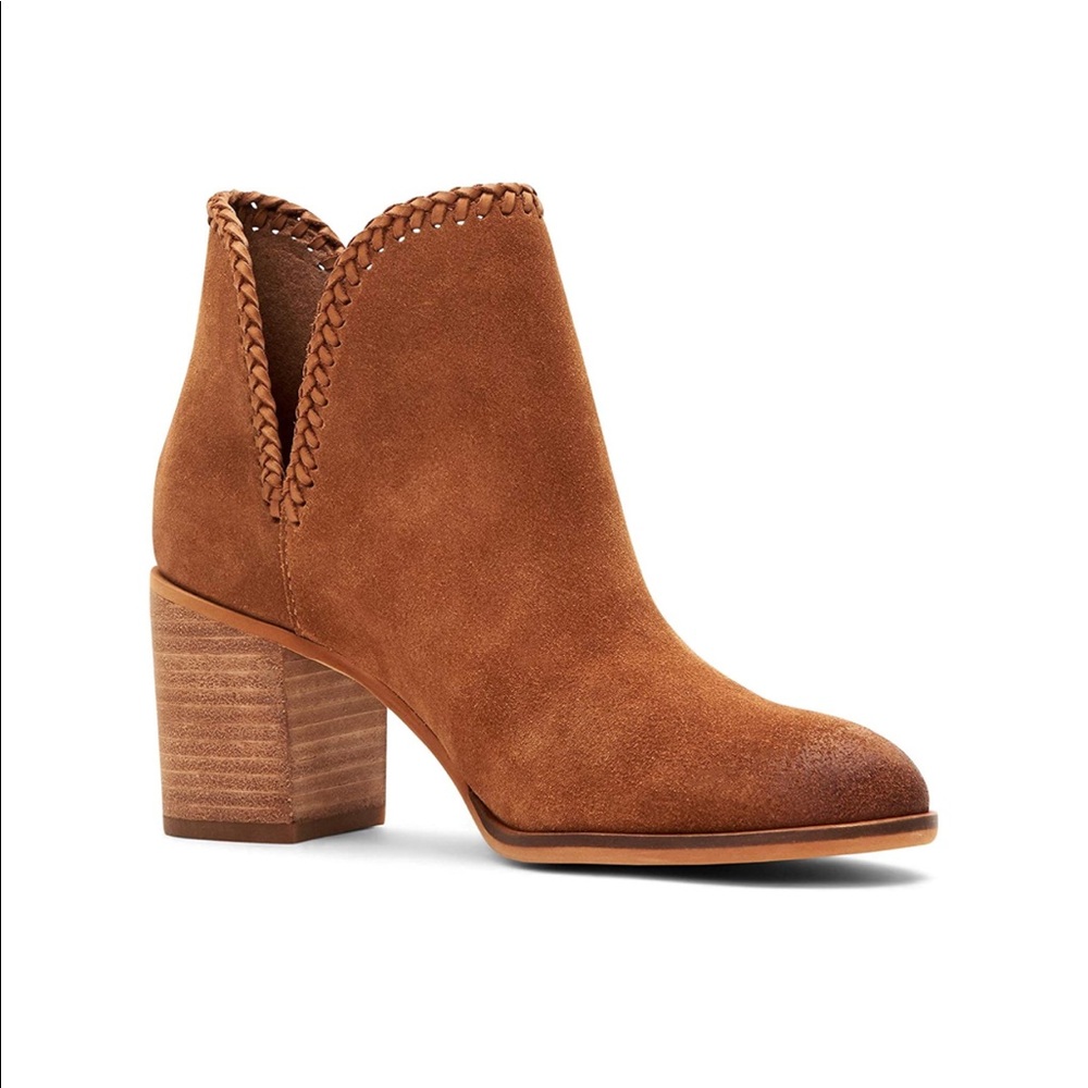 Frye Phoebe Braided Cut Out Booties